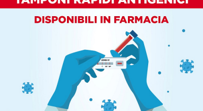 Lotta al Covid-19. TAMPONI rapidi gratis per la POPOLAZIONE SCOLASTICA presso le FARMACIE.